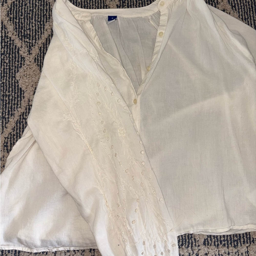 Cream Button Down